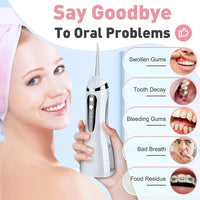 Portable Cordless Water Flosser for Deep Teeth Cleaning