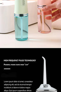 Portable Electric Water Flosser for Deep Teeth Cleaning