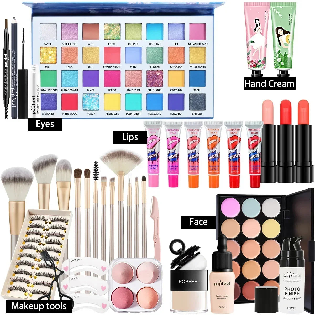 All-in-One Professional Makeup Kit Gift Set - 6