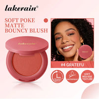 Matte Bouncy Cream-to-Powder Blush for Natural Glow