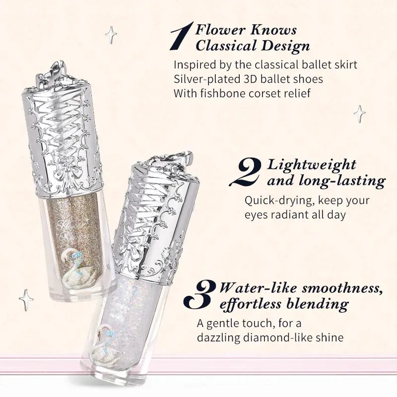 Long-Lasting Liquid Glitter Eyeshadow for Shimmering Eye Makeup - 5