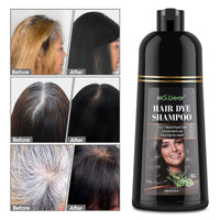 Instant Herbal Hair Color Dye Shampoo