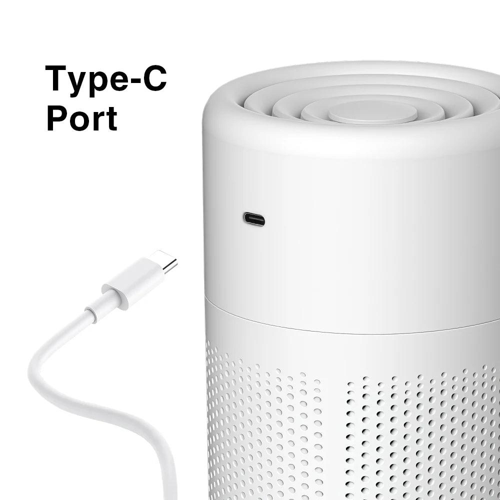 Portable HEPA Desktop Air Purifier for Home and Car - 10