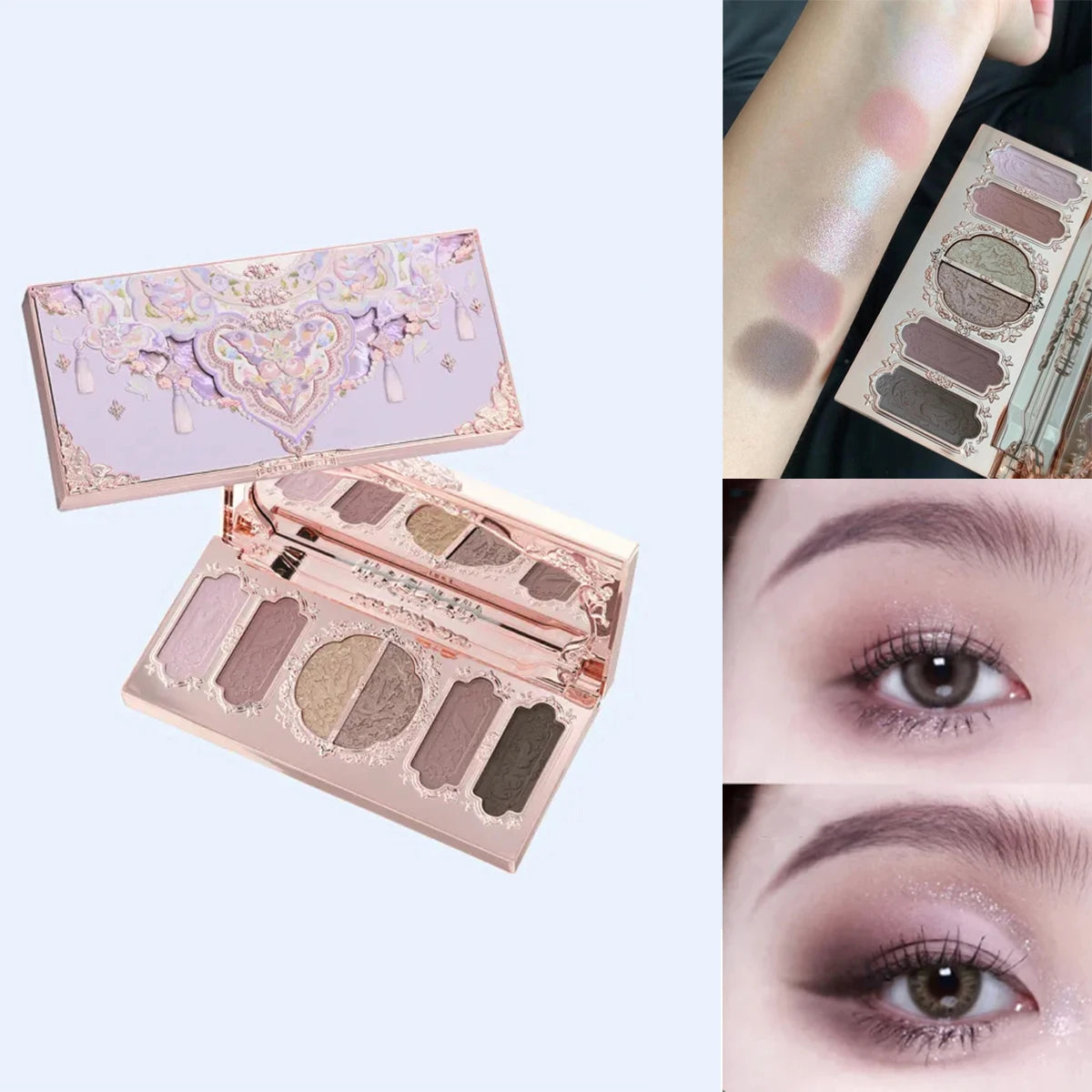 Bunny Garden Eyeshadow and Blush Makeup Palette - 23