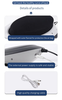 Electric Lumbar Traction Massager for Back Pain Relief