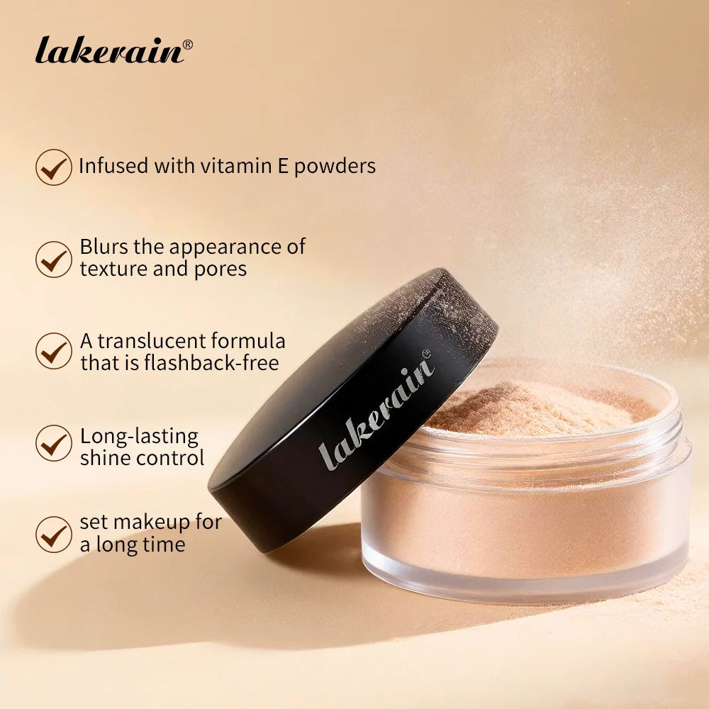 Translucent Loose Setting Powder for Flawless Matte Finish - 3