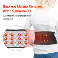 Self-Heating Tourmaline Magnetic Waist Support Belt