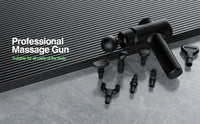 Deep Tissue Percussion Muscle Massage Gun with 8 Heads