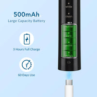 Rechargeable Sonic Electric Toothbrush with 6 Modes