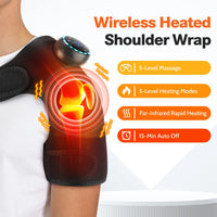 Heated Vibration Massage Shoulder and Joint Wrap