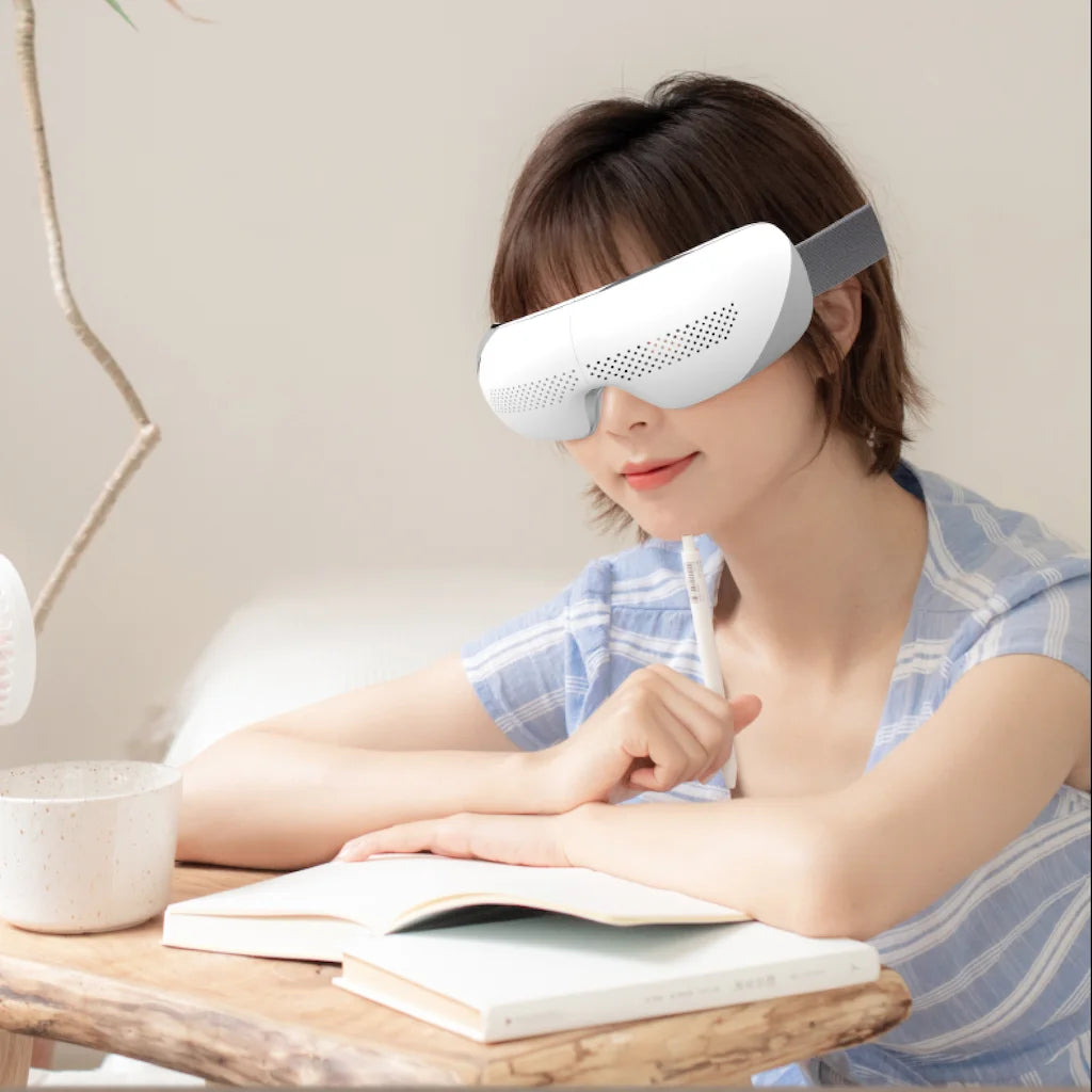 Portable Heated Eye Massager with Bluetooth for Stress Relief - 7