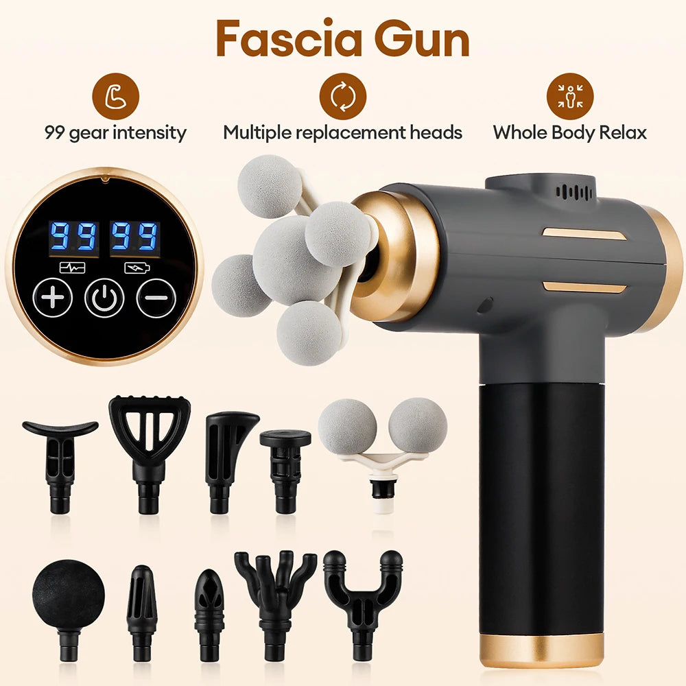 11-in-1 Professional Electric Muscle Massage Gun