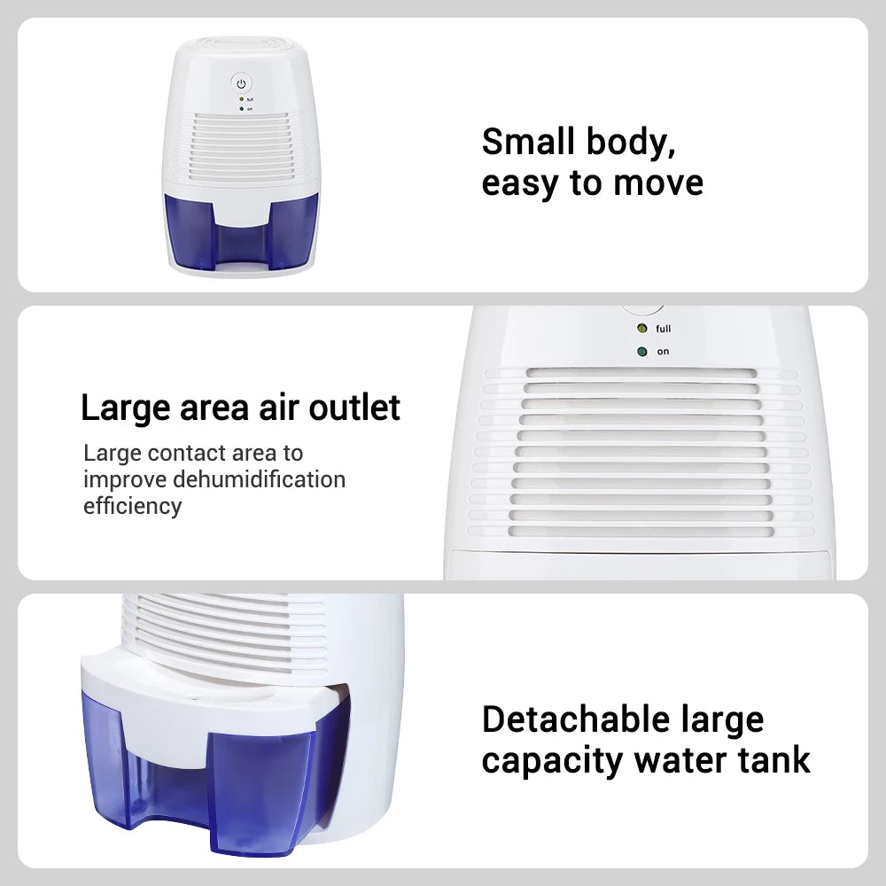 Portable Electric Dehumidifier for Small Rooms and Closets - 9