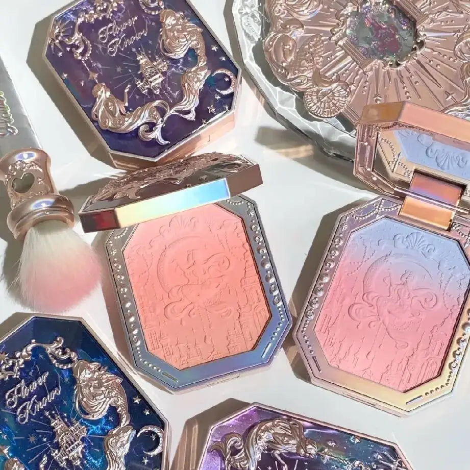 Gradient Mermaid Cheek Blush with Matte Finish - 5