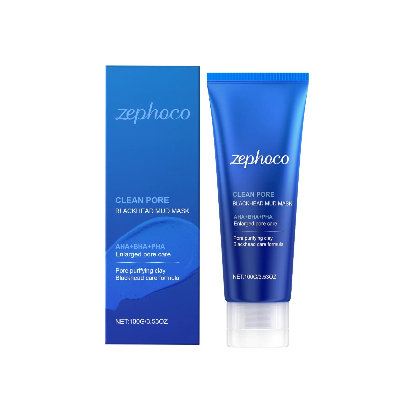 Deep Pore Cleansing AHA BHA PHA Mud Mask for Blackhead Removal - 13