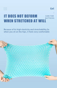 Breathable Honeycomb Gel Seat Cushion for Pain Relief