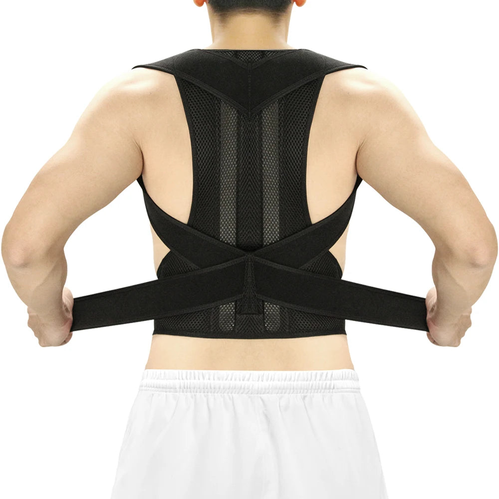 Adjustable Upper Back and Shoulder Posture Corrector Brace - 8