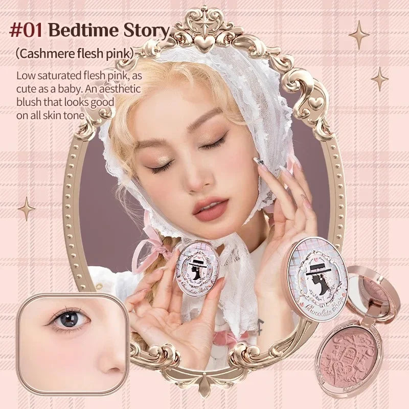 Long-Lasting Embossed Matte Powder Blush - 28