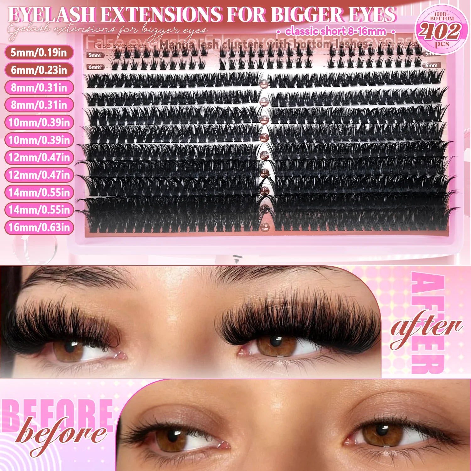 DIY Individual Eyelash Extension Kit for Volume Look - 6