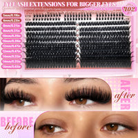 DIY Individual Eyelash Extension Kit for Volume Look