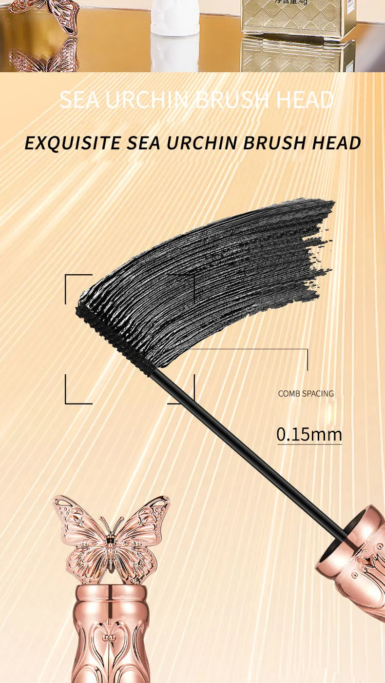 Waterproof Lengthening and Curling Butterfly Mascara - 8