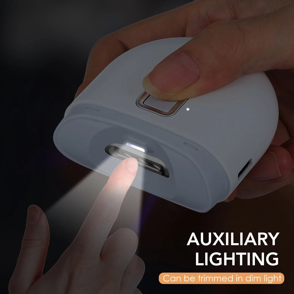Automatic Electric Nail Trimmer with LED Light - 5