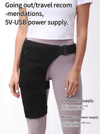 Heated Hip and Thigh Support Brace for Pain Relief