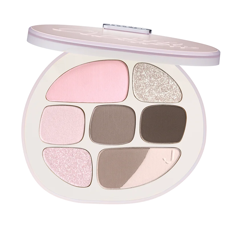 Smoky Amber 8-Color Eyeshadow Palette for Long-Lasting Glam - 19