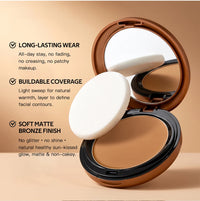 Matte Bronze Pressed Setting Powder for Flawless Contouring