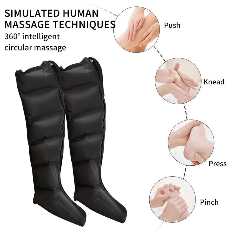 Electric Air Compression Leg Massager for Deep Tissue Recovery - 3