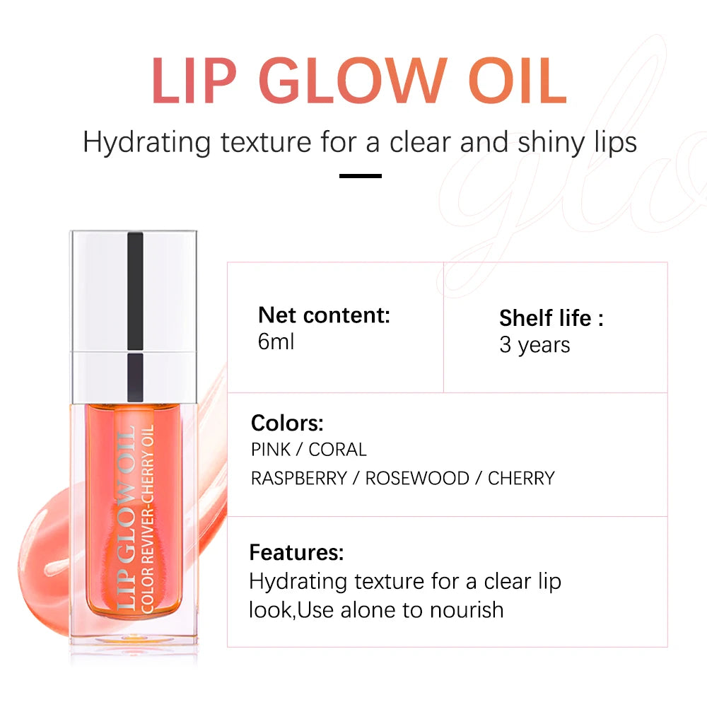 Crystal Jelly Moisturizing Lip Glow Oil - 6