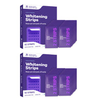 Purple Teeth Whitening Strips for Radiant Smile
