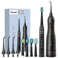 Portable Cordless Water Flosser and Electric Toothbrush Set