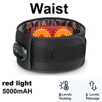 Heated Lumbar Massage Belt for Back Pain Relief