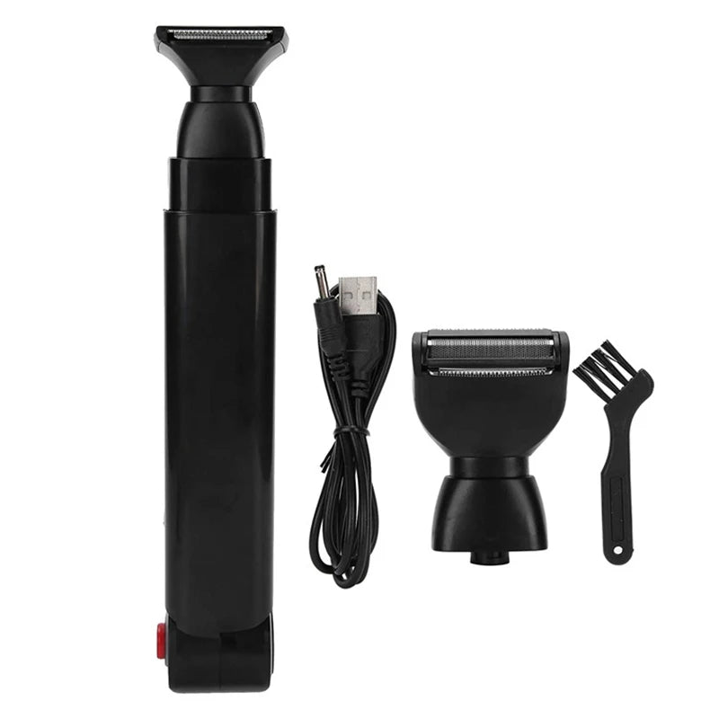 Adjustable Long-Handle Back Hair Shaver for Men - 17