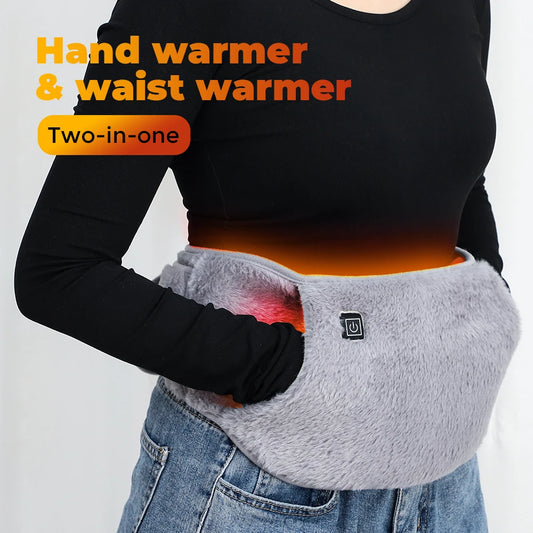 Electric Heated Waist and Hand Warmer Belt