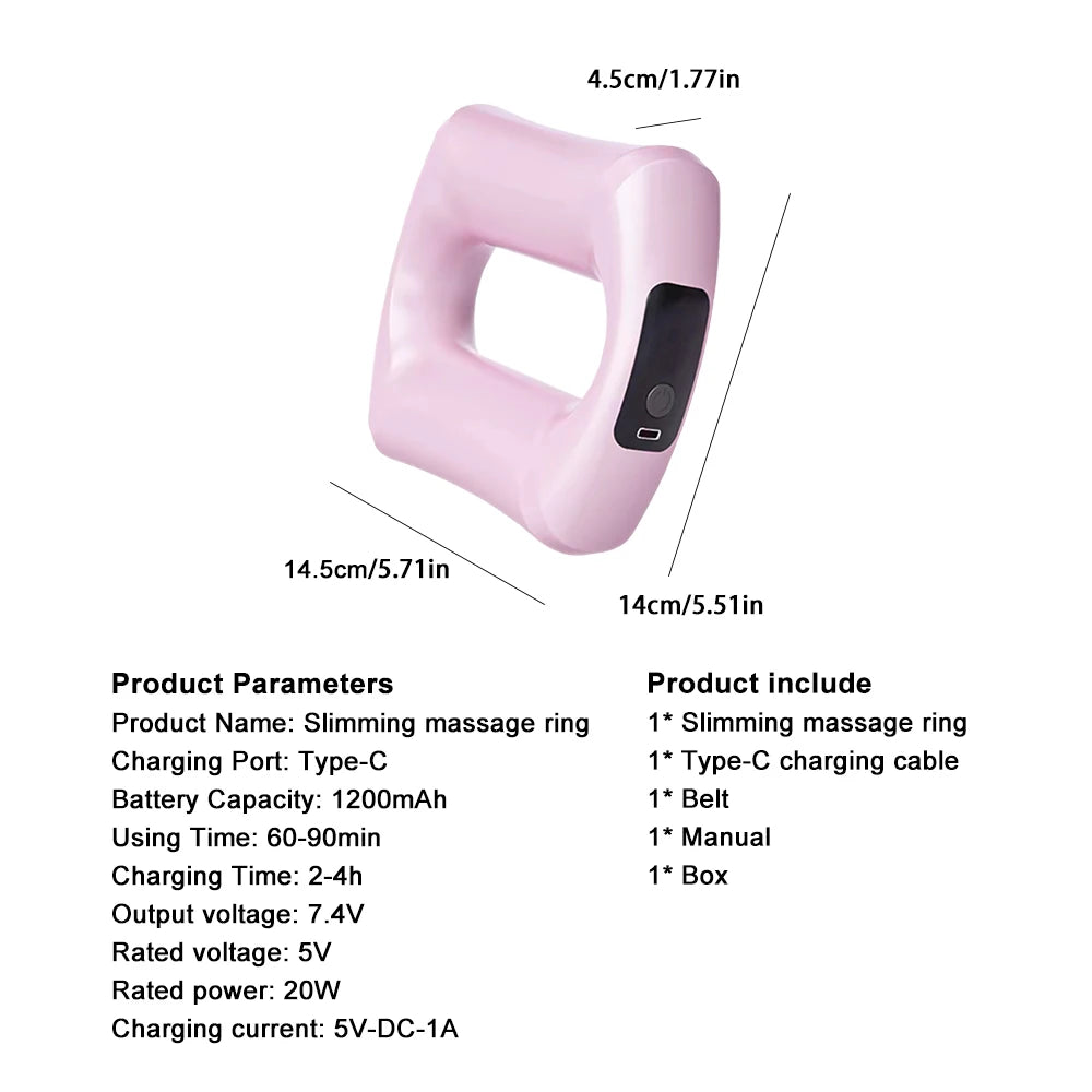Electric Vibration Fascia Massage Ring for Full Body Muscle Relief - 12