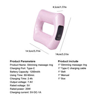 Electric Vibration Fascia Massage Ring for Full Body Muscle Relief
