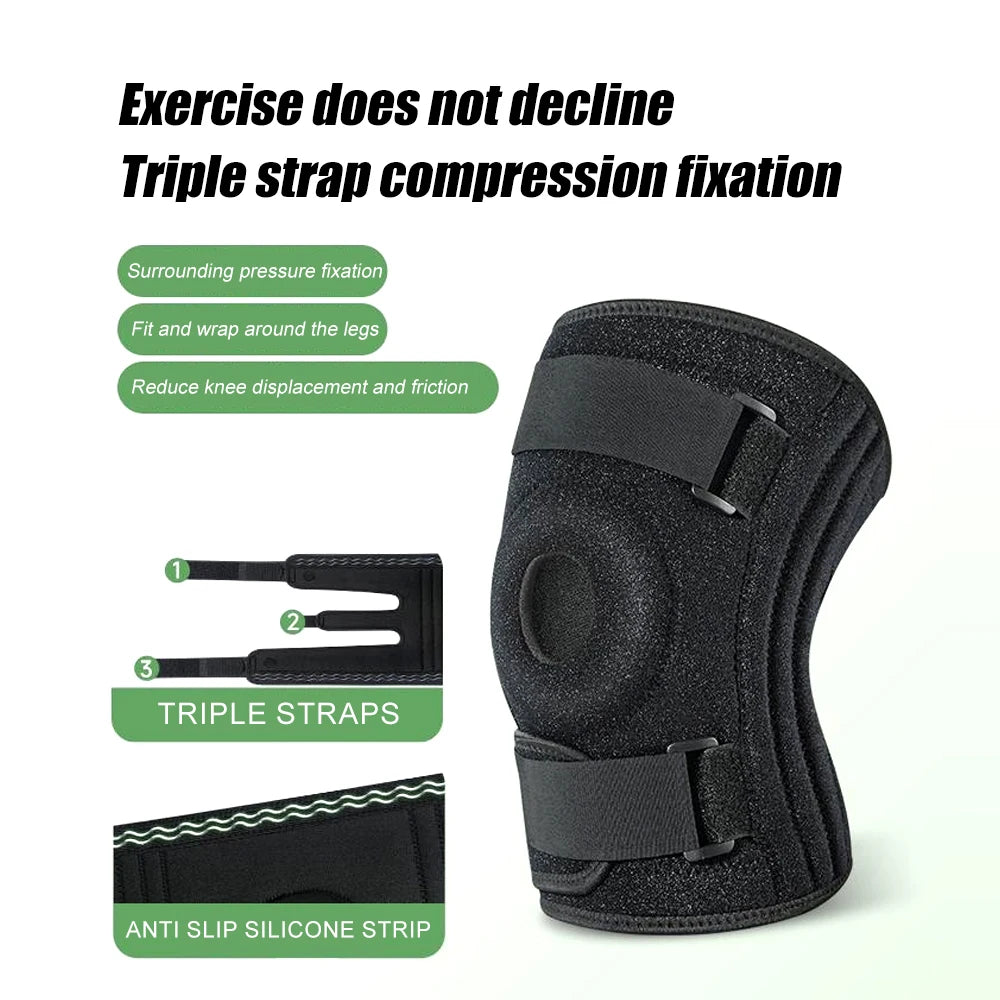 Adjustable Plus Size Knee Brace for Joint Pain Relief - 10