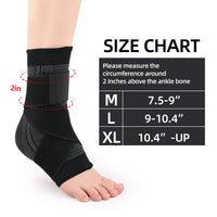 Adjustable Ankle Compression Support Brace