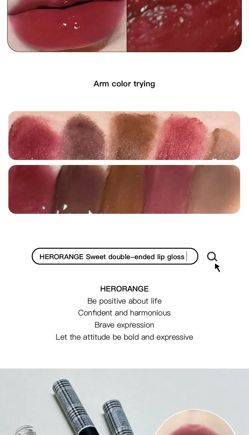 Dual-Ended Matte and Glossy Lip Tint - 13