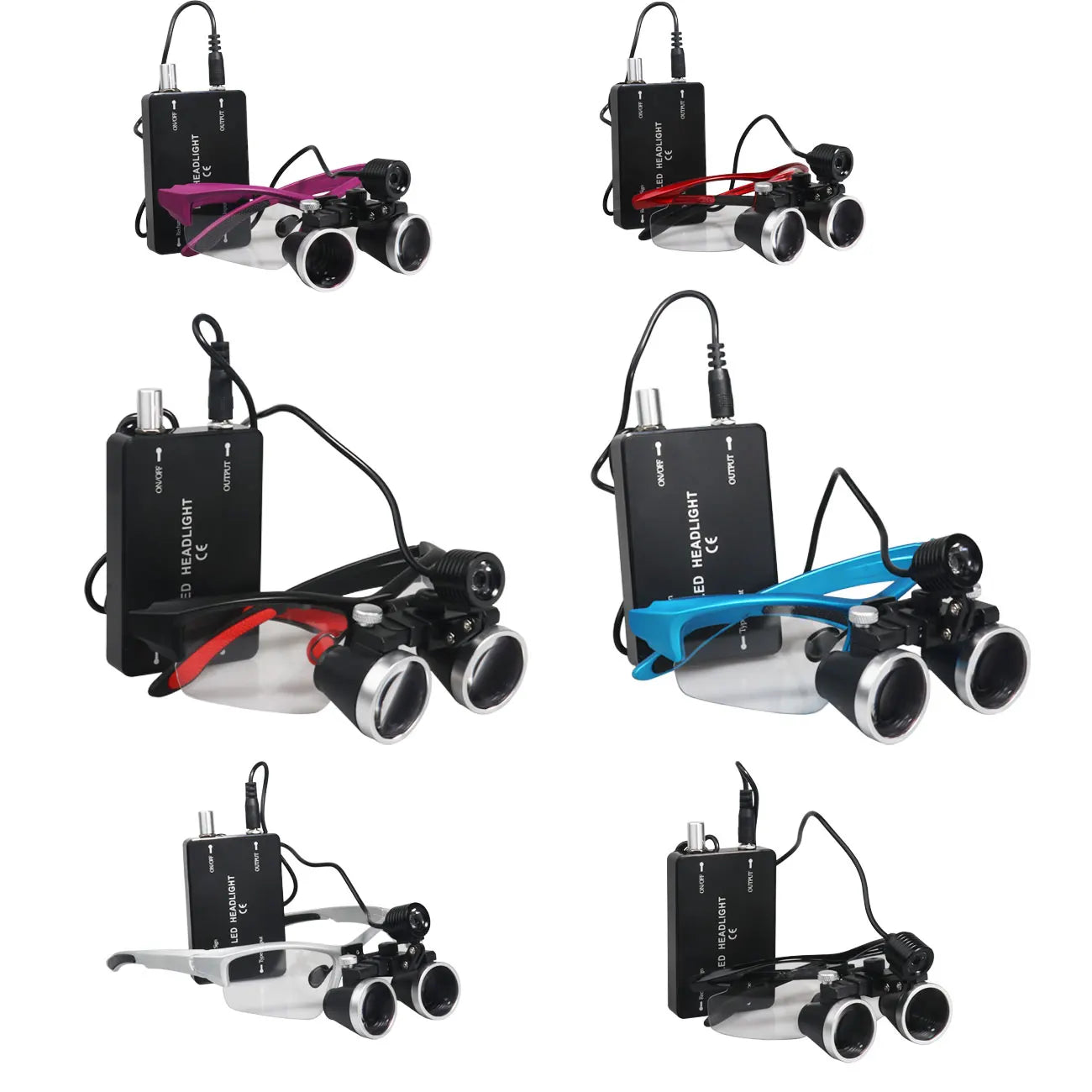 Professional Surgical Dental Loupes with LED Headlight - 7