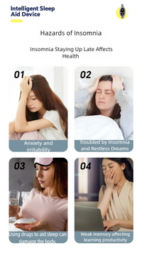 Microcurrent Handheld Sleep Aid Device for Insomnia and Anxiety