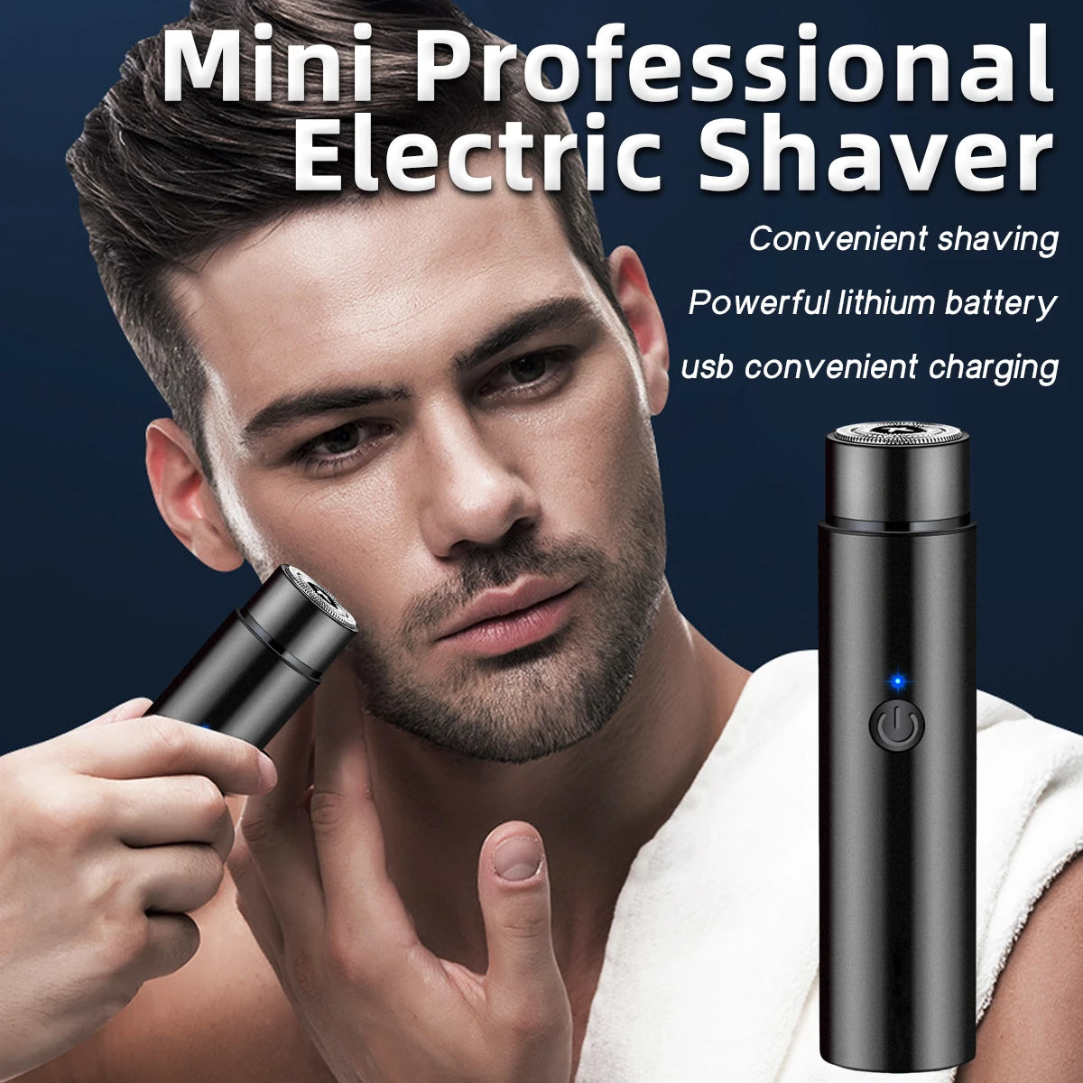 Portable Mini Electric Shaver for Travel and Quick Grooming - 7