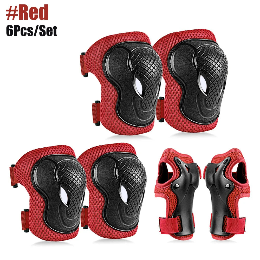 Protective Kids Knee and Elbow Pad Set for Sports - 23