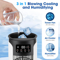 Portable USB Desktop Air Cooler and Humidifier