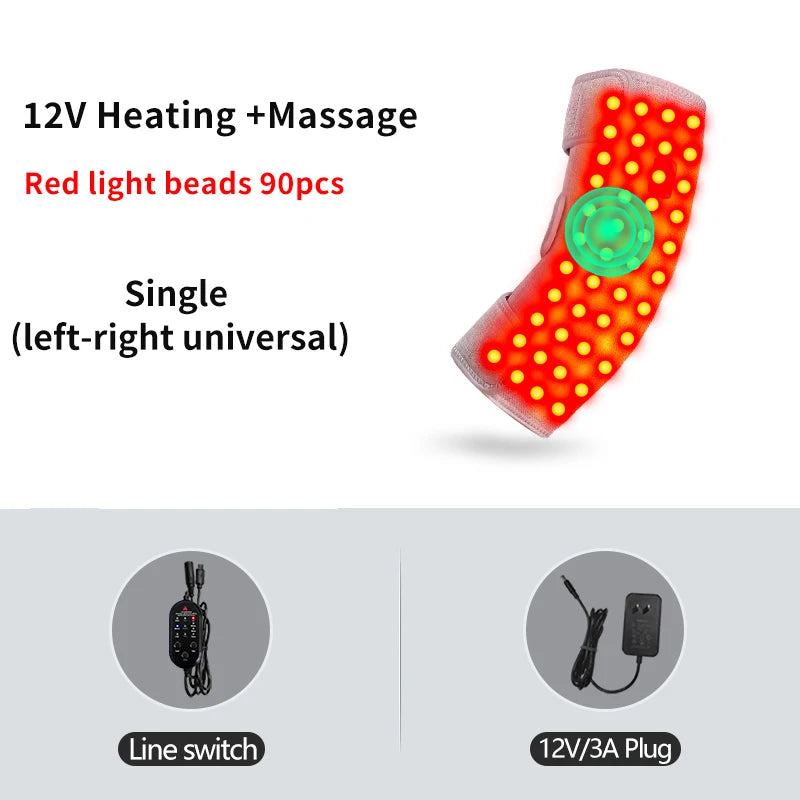 Red Light Therapy Heated Elbow Compression Wrap - 17