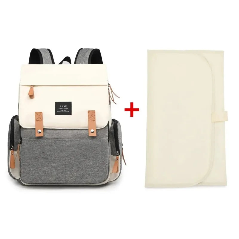 Waterproof Large Capacity Diaper Bag Backpack for Parents - 6
