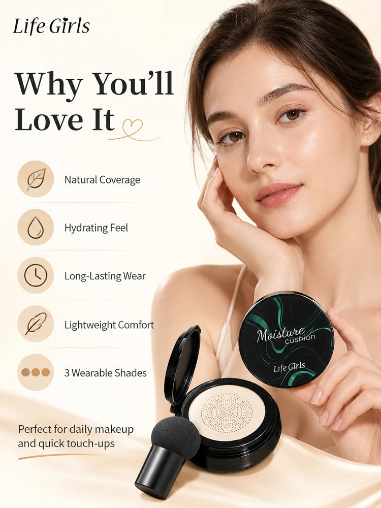 Hydrating Mushroom Cushion Foundation for Flawless Coverage - 16