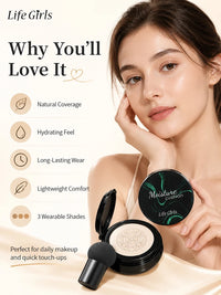 Hydrating Mushroom Cushion Foundation for Flawless Coverage